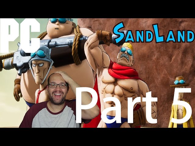 SAND LAND (PC) 60fps Walkthrough Gameplay The Swimmer Gang  - Part Five