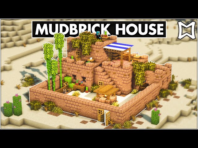 ► Building A Mudbrick Desert House In Minecraft 1.19