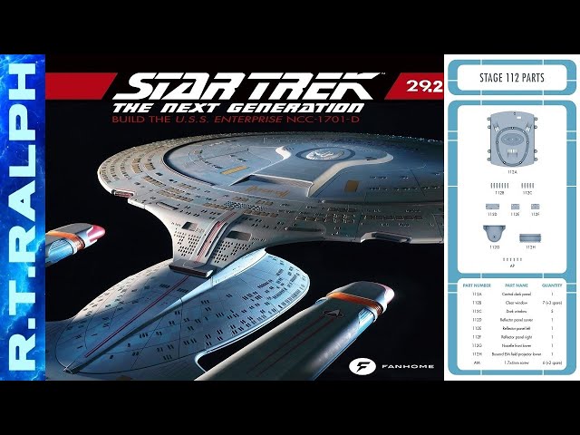 Star Trek: Build The Enterprise D. Stage 29.2 Assembly. By Fanhome/Eaglemoss/Hero Collector.