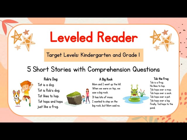 CVC Reading | Stories with CVC Words | Short Vowel O | Leveled Reader 14 | Reading Comprehension