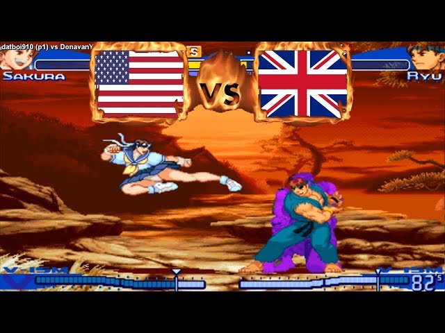 Street Fighter Alpha 3 - datboi910 (USA) vs (GBR) DonavanYen [sfa3] [Fightcade] ストリートファイターアルファ3
