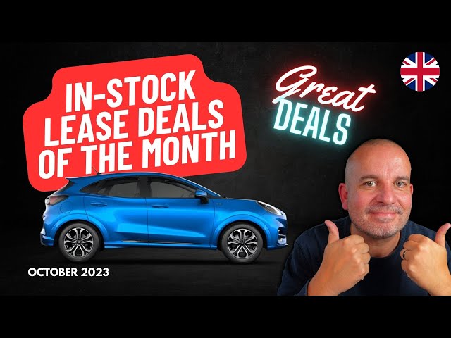 IN STOCK Car Lease Deals of the Month | October 2023 | Leasing Deals