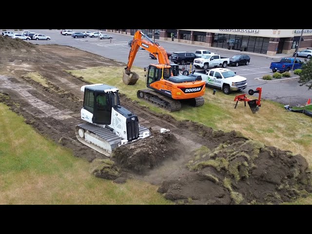 STRIPPING TOPSOIL WITH CAT D3 DOZER!! ( SATISFYING )