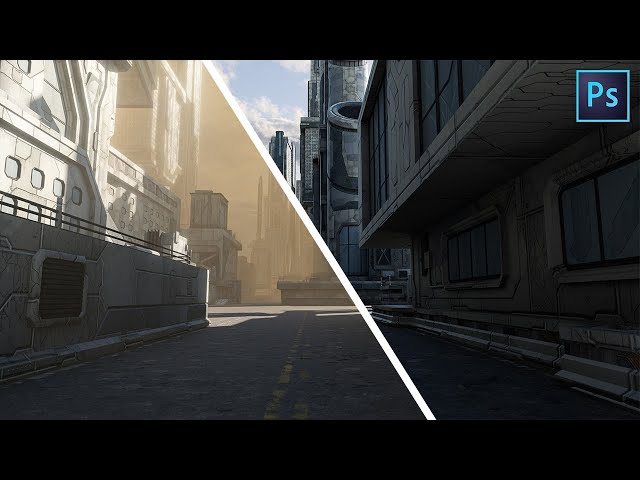 Creating Atmospheric Perspective In Adobe Photoshop Using The Z Depth Render Pass