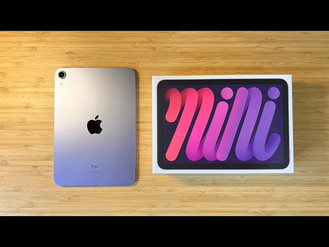 「黑貓」紫色 iPad mini 6 開箱 + 簡單評測