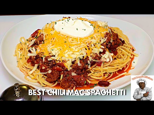 Best Chili Cheese Spaghetti | How To Make Chili Mac Spaghetti at Home |Pasta recipe