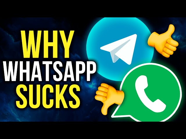7 REASONS TO STOP USING WhatsApp and SWITCH TO Telegram in 2022