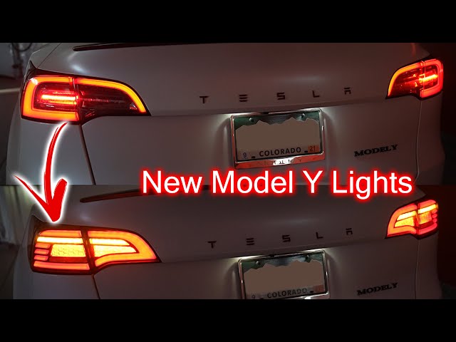 New Tesla Model Y Tail Lights! Complete Install