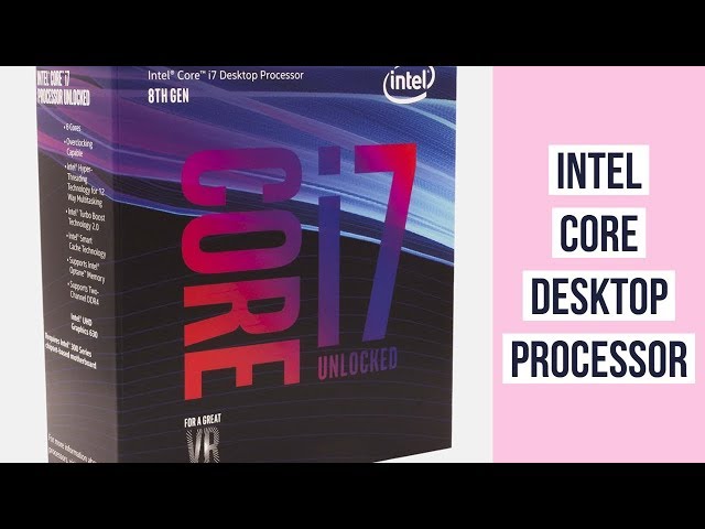Intel Core i7-8700K 👨‍💻 8TH GEN DESKTOP PROCESSOR 👨‍💻 6-Core 4.7GHz Turbo LGA1151 300 Series 95W