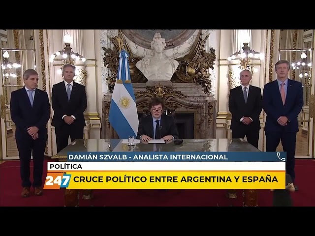 El cruce político entre Argentina y España