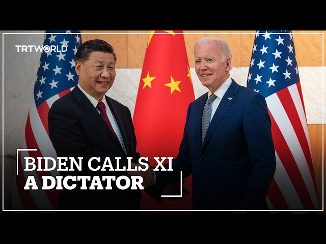 US President Biden calls Chinese counterpart Xi a 'dictator'