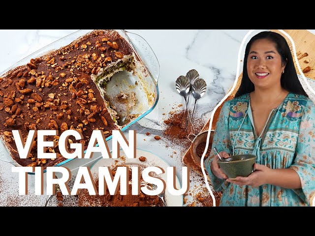 Creamy Vegan Tiramisu with a Malaysian Flavour Twist | Pandan & Coconut