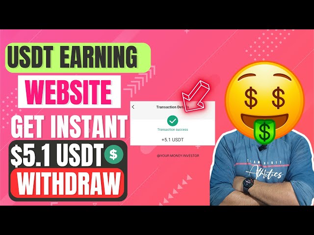 😱2024 New usdt mining website crypto earning platform today daily income new app best ✨️$5 daily