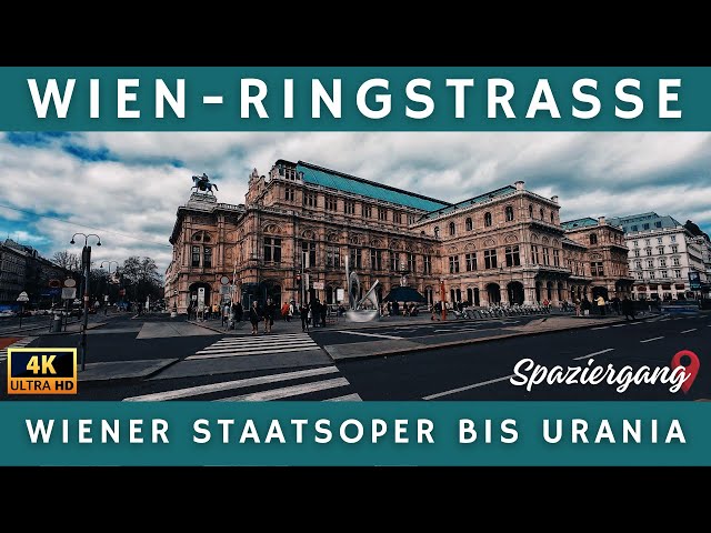 Wien Spaziergang – Wiener Staatsoper bis Urania Sternwarte – 4K Rundgang 2024