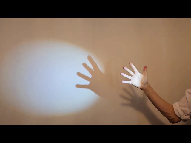 Some lights to use for making hand shadows