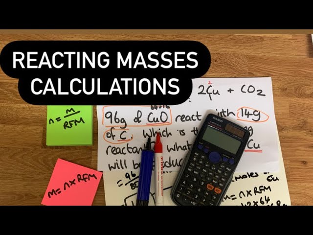 Reacting Masses Calculations