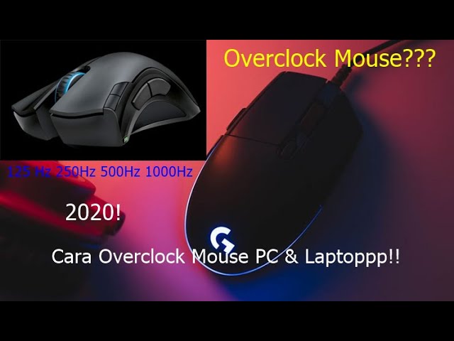 🔧Cara Overclock Mouse ✅ PC & Laptop | 2020!