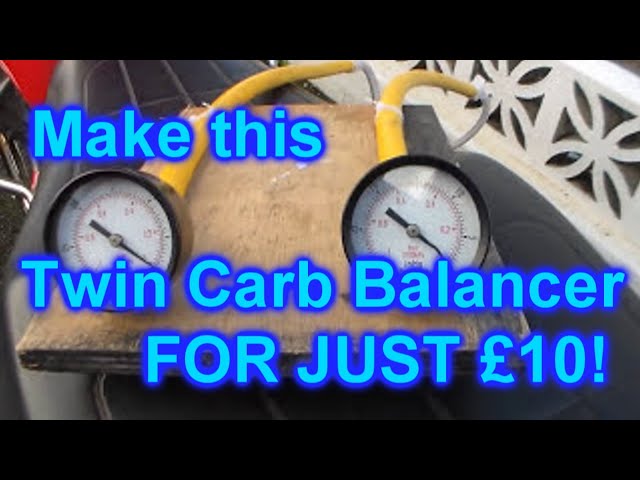 Bob's DIY Carburetor Tuning Kit - Carb Balancing for less than £10