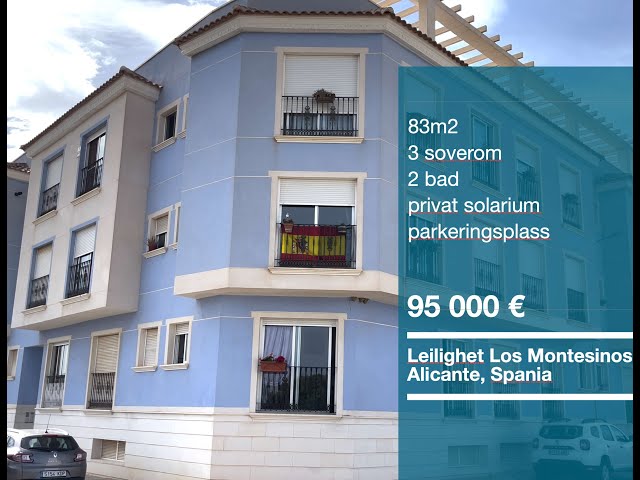 3 roms leilighet til salgs i Los Montesinos, Alicante, Spania. Nær Torrevieja, Orihuela, La zenia