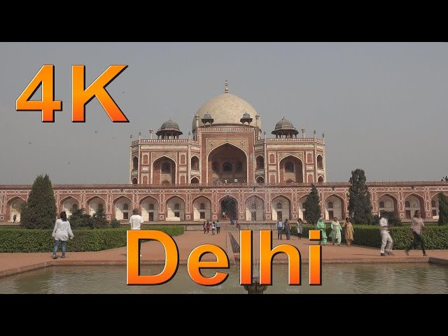 New Delhi India. One day in New Delhi. Delhi city tour. 4k ultra hd.
