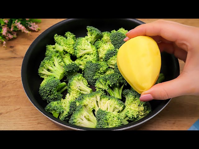 I never thought broccoli and potatoes could be so delicious! Fast, tasty and healthy.