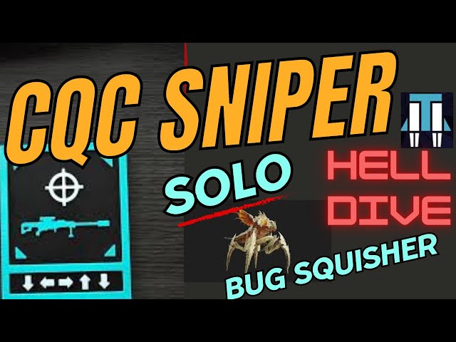 Helldivers 2 - NEW MAJOR Order has me CQC Sniping Bugs - (Solo Helldiver)