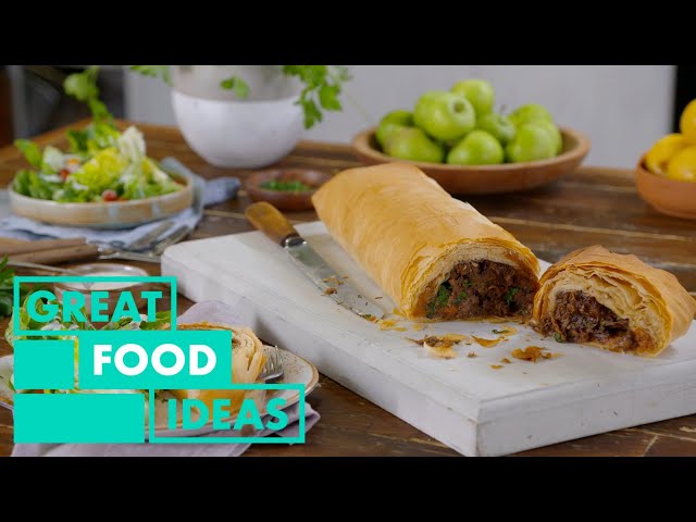 Beef, Sweet Potato And Caramelised Onion Strudel | FOOD | Great Home Ideas