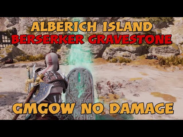 Alberich Island Berserker Gravestone - No Damage - GMGOW difficulty - God of War Ragnarok - PS5
