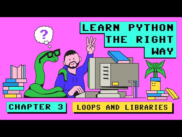 Python Tutorial for Beginners #3: How to use outside libraries and loops!
