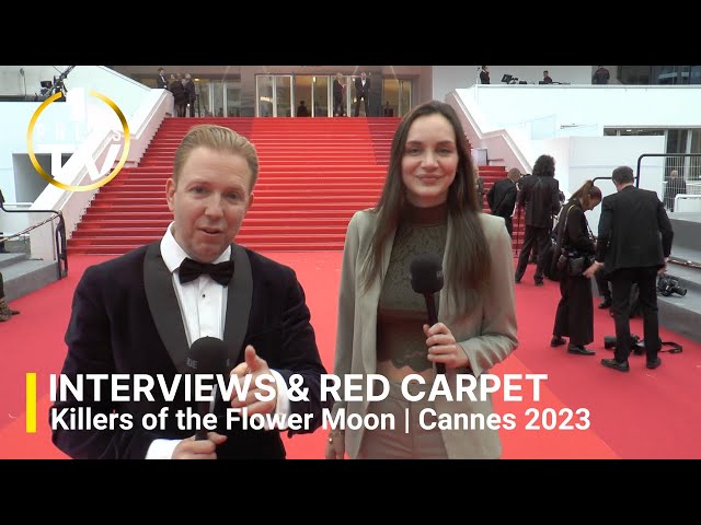 Killers of the flower moon I interviews & red carpet I Cannes 2023