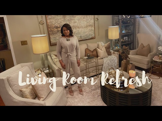 DECORATE WITH ME |  LIVING ROOM DINING ROOM TOUR | Interior Design Ideas