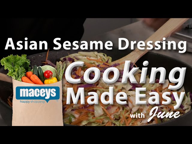 Cooking Made Easy With June:  Asian Sesame Dressing (S23E12) | Aug 7, 2023