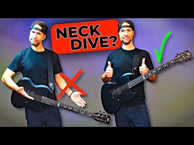 🎸SOLVED! How to fix your guitar's neck dive!