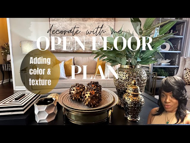 Decorate with me|  Decorating an open floor plan 2024 spring
