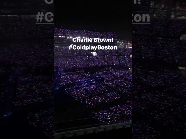 #ColdplayBoston - 4 August 2017