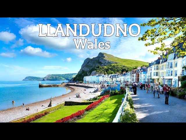 🇬🇧 Walking in Llandudno 4K, Wales