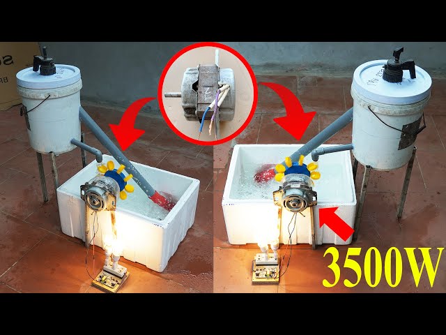 How I Turned A Washing Machine Motor Into A Permanent Generator