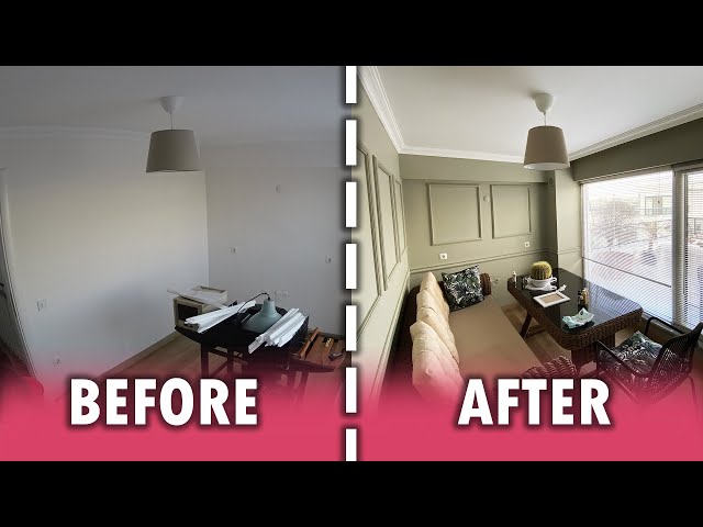 TERRACE ROOM RENOVATION | TIME LAPSE | PAINT AND FRAME