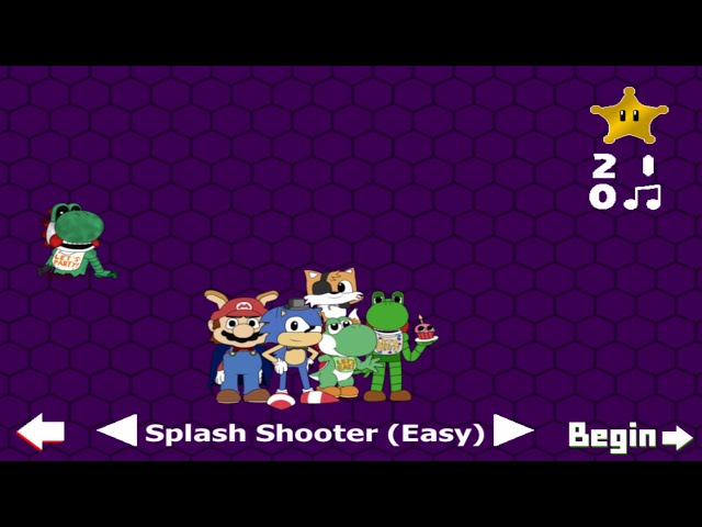 Five Nights At Sonic's Maniac Mania: Splash Shooter Challenge Complete
