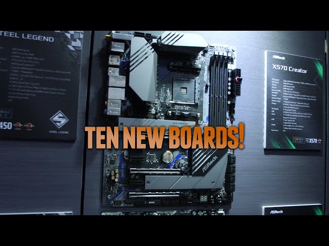 A Quick Look At NEW ASRock X570 Motherboards
