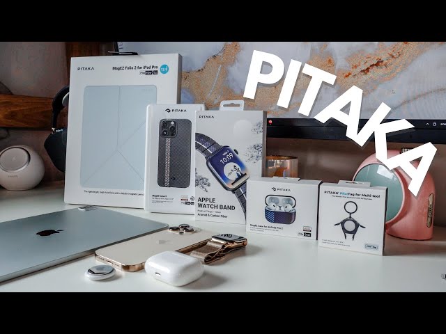 📦Unboxing & Review PITAKA Accessories for iPhone + iPad Pro + Apple Watch + AirPods Pro + AirTag