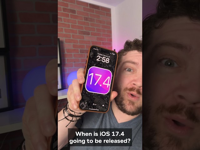 When will iOS 17.4 be released?!