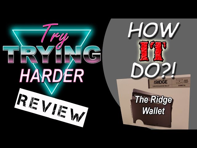 TTH Review #7: The Ridge Wallet #ad #review #unboxing #TheRidge #wallet #slimwallet #minimal #vlog