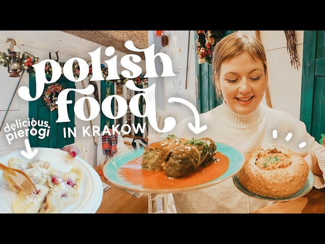 We tried Traditional polish street food in Krakow Poland! 🇵🇱🤫 (Is it any good??…)