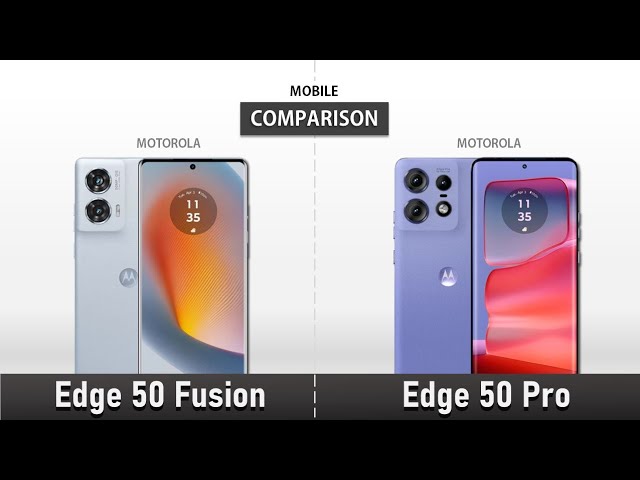 Moto Edge 50 Fusion vs Edge 50 Pro