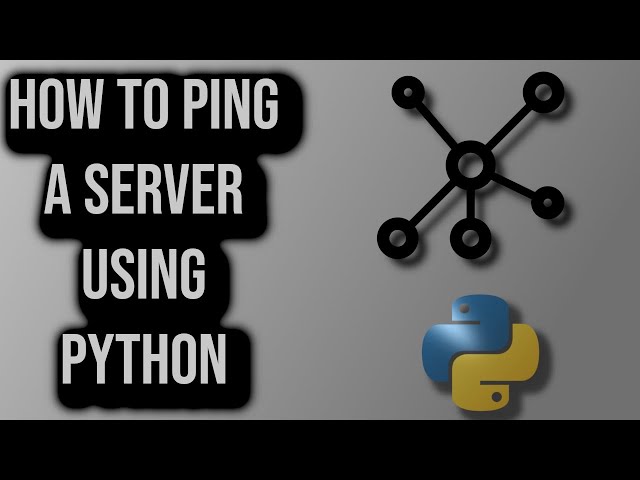 How To Ping Servers Using Python