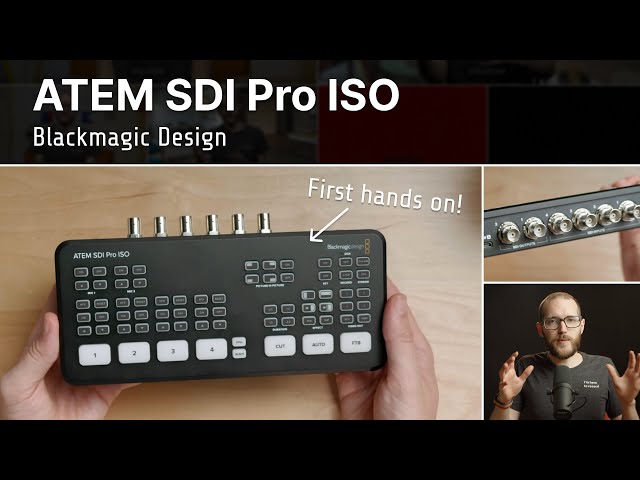ATEM SDI Pro ISO - Hands on first look! // Show and Tell Ep.99