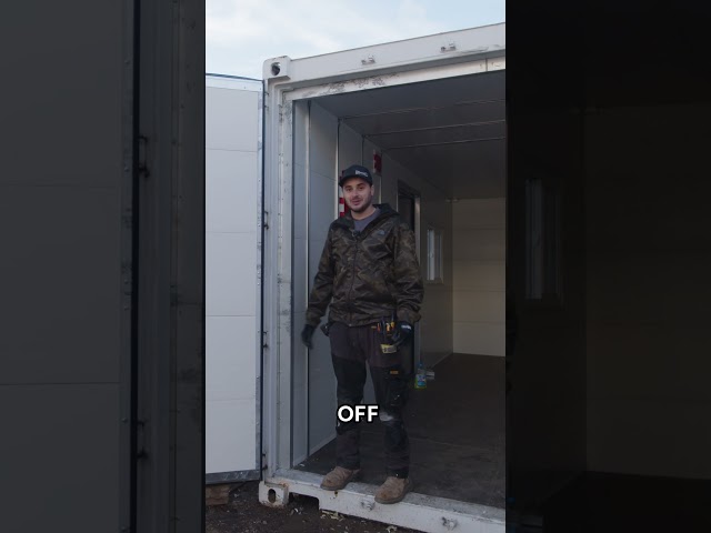 LIKE BUTTER ! The ABSOLUTE Best Method to Insulate and Finish Your Shipping Container Doors! | #DIY