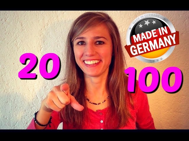 GERMAN LESSON 58: Quickly Repeat the German Numbers from 20 to 100