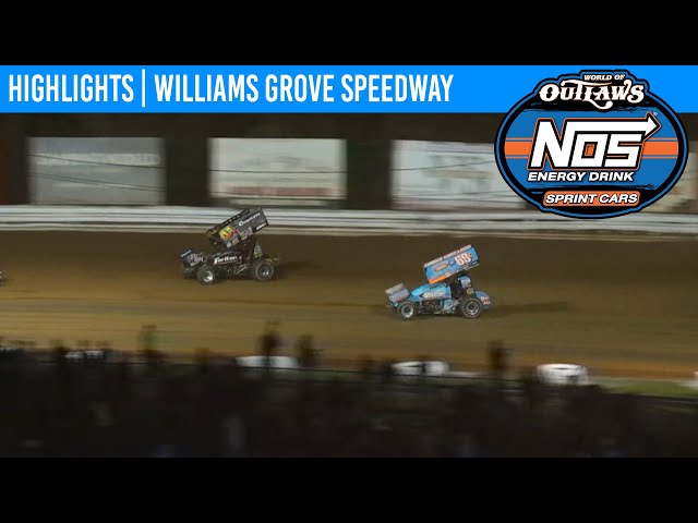 World of Outlaws NOS Energy Drink Sprint Cars at Williams Grove Speedway May 14, 2021 | HIGHLIGHTS